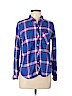 Rails 100% Rayon Blue Long Sleeve Blouse Size M - photo 1