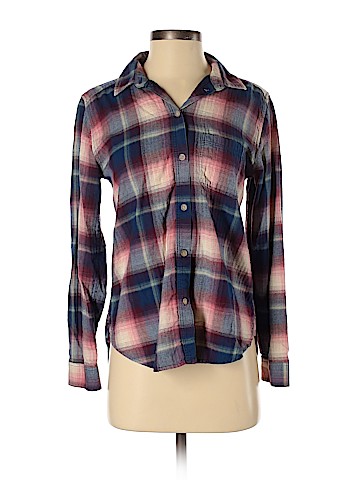 American Eagle Outfitters Long Sleeve Button-Down Shirt (view 1)
