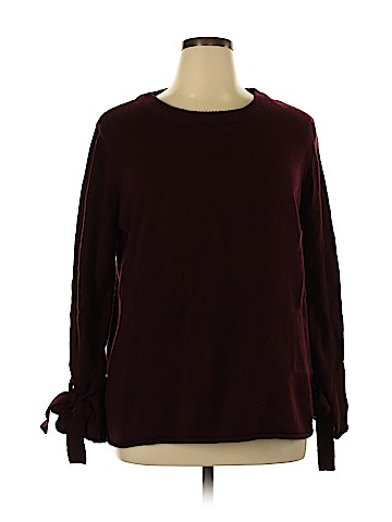 Vuori Solid Burgundy Sweatshirt Size M - 20% off