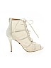 Badgley Mischka White Heels Size 9 - photo 1