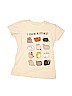 Pusheen 100% Cotton Ivory Short Sleeve T-Shirt Size S (kids) - photo 1