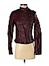 American Rag Cie 100% Polyurethane Burgundy Faux Leather Jacket Size XS - photo 1