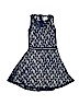 Btween 100% Polyester Lace Blue Special Occasion Dress Size 10 - photo 1