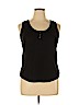 No Boundaries Black Sleeveless Henley Size XL - photo 1