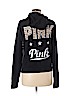 Victoria's Secret Pink Black Zip Up Hoodie Size M - photo 2