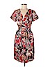 Badgley Mischka 100% Silk Pink Casual Dress Size 6 - photo 1