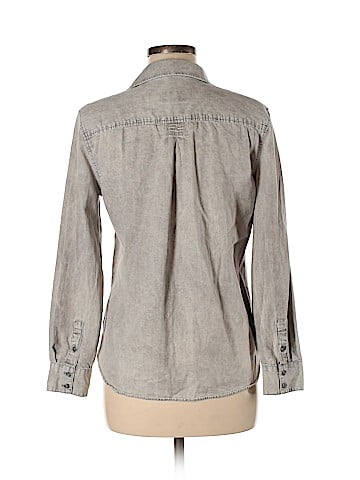 American Eagle Outfitters Long Sleeve Button-Down Shirt (view 2)