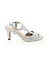 Marbella Silver Heels Size 6 1/2 - photo 1