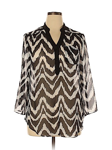 AGB 3/4 Sleeve Blouse (view 1)