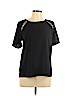 Elodie Black Short Sleeve Blouse Size L - photo 1