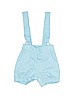 Unbranded 100% Cotton Blue Overall Shorts Size 70 cm / US 6-9 MO - photo 1