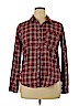 Hollister Red Long Sleeve Blouse Size L - photo 1