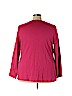 Lane Bryant 100% Cotton Pink Long Sleeve T-Shirt Size 22 - 24 Plus - photo 2