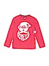 Holiday Time Graphic Red Long Sleeve T-Shirt Size 8 - photo 1