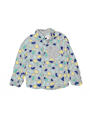 Cat & Jack Long Sleeve Button-Down Shirt (view 1)