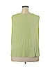 Eileen Fisher 100% Silk Green Sleeveless Silk Top Size 3X - photo 2