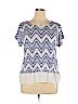 The Limited 100% Rayon White Short Sleeve Top Size XL - photo 1
