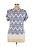 The Limited 100% Rayon White Short Sleeve Top Size XL - photo 2