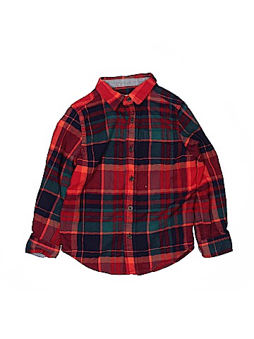 Cat & Jack Long Sleeve Button-Down Shirt (view 1)