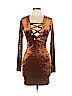 Forever 21 Orange Cocktail Dress Size M - photo 1