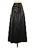BCBGMAXAZRIA 100% Lamb Black Leather Skirt Size 10 - photo 1