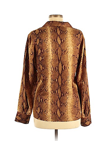 Carlisle Long Sleeve Silk Top (view 2)