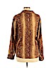 Carlisle Brown Long Sleeve Silk Top Size 6 - photo 2