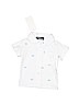 Assorted Brands 100% Cotton White Short Sleeve Button-Down Shirt Size 70 cm / US 6-9 MO - photo 1