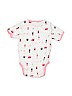 Assorted Brands 100% Cotton White Short Sleeve Onesie Size 12-24 mo - photo 2