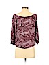 Ella Moss 100% Rayon Burgundy 3/4 Sleeve Top Size S - photo 2