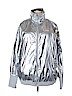 Forever 21 100% Polyester Silver Windbreaker Size 2X - photo 1