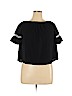 Boohoo Boutique Black Short Sleeve Blouse Size 16 - photo 1