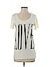 Forever 21 Ivory Short Sleeve Top Size S - photo 1
