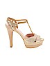 Jessica Simpson Gold Heels Size 10 - photo 1