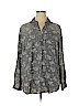 Assorted Brands 100% Lyocell Gray Long Sleeve Blouse Size 1X - photo 1