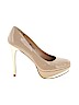 Nine West Tan Heels Size 9 1/2 - photo 1