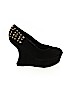 Forever Black Wedges Size 7 1/2 - photo 1