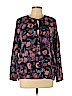 Lucky Brand 100% Rayon Blue Long Sleeve Blouse Size L - photo 1