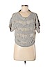 Takeout Tan Short Sleeve Blouse Size M - photo 1