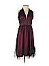 Adrianna Papell 100% Polyester Burgundy Cocktail Dress Size 4 (petite) - photo 1