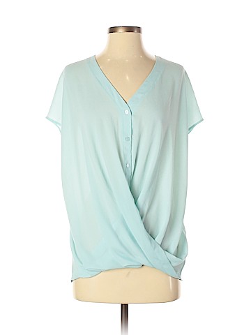 Lush Sleeveless Button-Down Shirt (view 1)