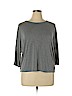 Gap Gray 3/4 Sleeve T-Shirt Size XL - photo 1