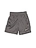 Nike 100% Polyester Solid Gray Athletic Shorts Size 4 - photo 1