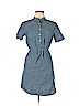 Lands' End 100% Cotton Blue Casual Dress Size 6 (petite) - photo 1