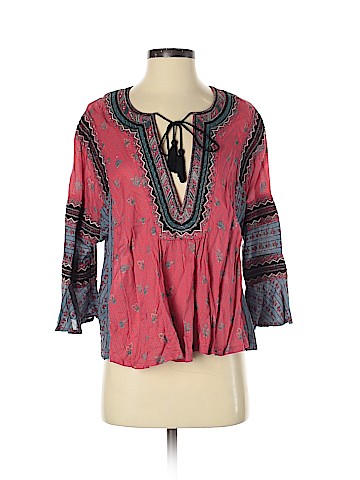Free People 3/4 Sleeve Blouse (view 1)
