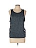 Nike 100% Polyester Gray Active Tank Size L - photo 1