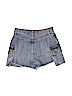 Carmar 100% Cotton Blue Denim Shorts Size 26 waist - photo 2