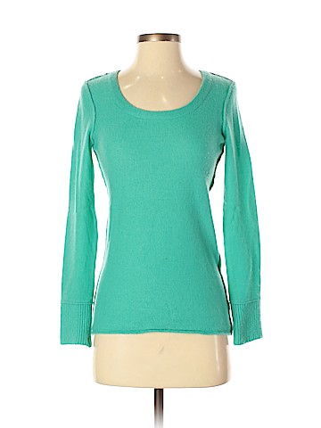 Aqua Cashmere Pullover Sweater (view 1)