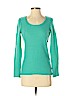 Aqua 100% Cashmere Blue Cashmere Pullover Sweater Size S - photo 1