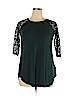 Zenana Premium Green 3/4 Sleeve Top Size XL - photo 1